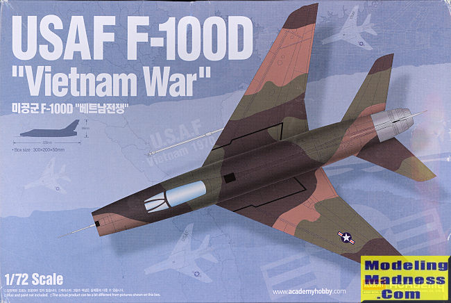 Academy 1/72 F-100D Super Sabre, previewed by Scott Van Aken