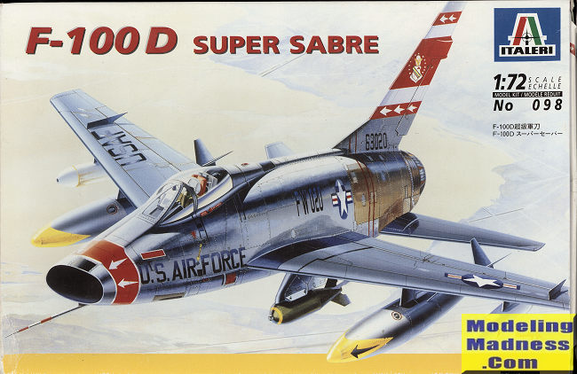 Italeri 1/72 F-100D Super Sabre, previewed by Scott Van Aken